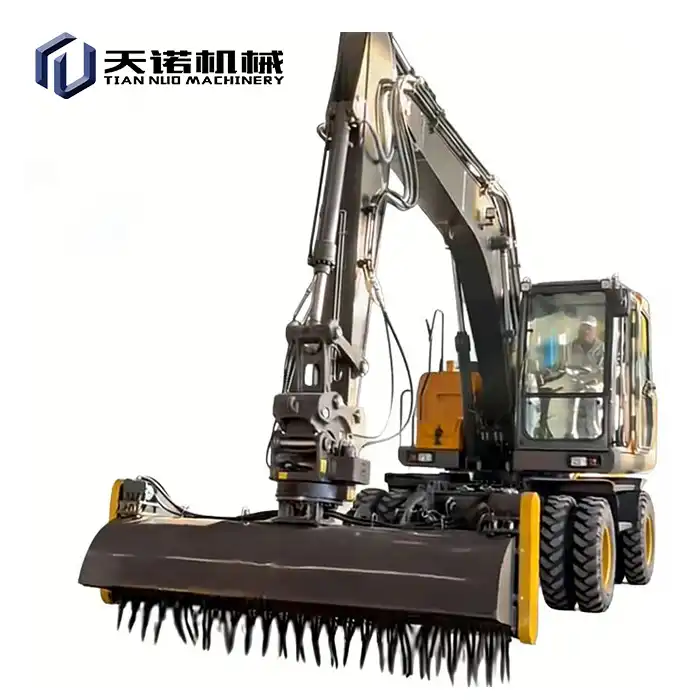 360 degree rotary Ballast Sweeper